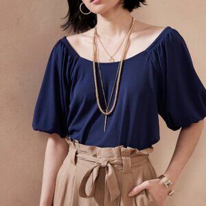 New Puffed Sleeves Top Size XS